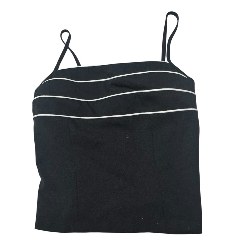 BYER too! California Black Spaghetti Strap Top Y2K‎ soft goth 90s Sz 9 (s/m)